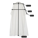 CITYSHOP SATIN KAFTAN DRESS 定価20900円 サイズ38 サテン Vネック ワンピース 24SS ホワイト レディース シティショップ【中古】5-0628M♪