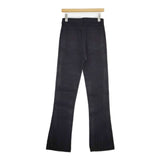 HOLIDAY HIGH WAIST SKINNY FLARE DENIM PANTS 定価24200円 デニムパンツ ブラック レディース ホリデイ【中古】5-1022G∞