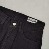 HOLIDAY HIGH WAIST SKINNY FLARE DENIM PANTS 定価24200円 デニムパンツ ブラック レディース ホリデイ【中古】5-1022G∞