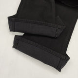 HOLIDAY HIGH WAIST SKINNY FLARE DENIM PANTS 定価24200円 デニムパンツ ブラック レディース ホリデイ【中古】5-1022G∞