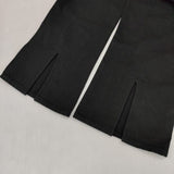 HOLIDAY SLIM FLARE DENIM OVER-ALL 定価36300円 デニムサロペット オーバーオール ブラック レディース ホリデイ【中古】5-1022M∞