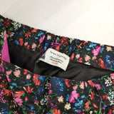 leur logette 花柄 フラワープリント パンツ ブラック マルチカラー レディース ルール ロジェット/ルル ロジェッタ【中古】5-0816M∞