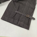 K3 & co MILITARY BARE ALL IN ONE ベアトップ仕様 製品染め加工 定価59400円 オールインワン ツナギ 23SS チャコールグレー レディース ケイスリーアンドコー【中古】5-1022M∞
