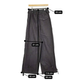 K3 & co MILITARY BARE ALL IN ONE ベアトップ仕様 製品染め加工 定価59400円 オールインワン ツナギ 23SS チャコールグレー レディース ケイスリーアンドコー【中古】5-1022M∞