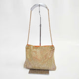 keystone キーストーン チェーンハンドル ポーチ ショルダーバッグ イエロー レディース【中古】5-1112G∞