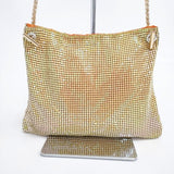 keystone キーストーン チェーンハンドル ポーチ ショルダーバッグ イエロー レディース【中古】5-1112G∞