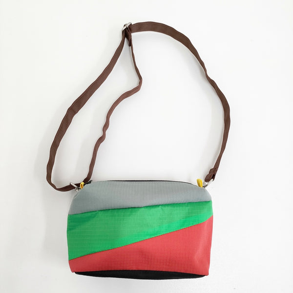 SUSAN BIJL バムバッグS The New Bum Bag Green Screen ショルダーバッグ レッド グリーン レディース スーザンベル【中古】5-0614G♪