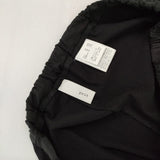 prit 刺繍レース イージーパンツ ワイドパンツ 製品洗い コットン パンツ ブラック レディース プリット【中古】5-1022G∞