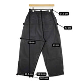 Brocante 33-332X ブテイユパンツ コットン パンツ ブラック レディース ブロカント【中古】5-1022G∞