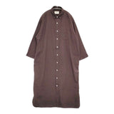 BEAMS BOY コットンビエラパジャマシャツワンピース ワンピース ブラウン レディース ビームスボーイ【中古】5-1022M∞