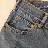 45R/45rpm ライ麦デニムのシャルロット5（インディゴ 焦） 定価37400円 サイズ30 デニムパンツ ブルー レディース フォーティーファイブアールピーエム【中古】5-1201G∞