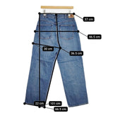 45R/45rpm ライ麦デニムのシャルロット5（インディゴ 焦） 定価37400円 サイズ30 デニムパンツ ブルー レディース フォーティーファイブアールピーエム【中古】5-1201G∞