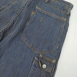 45R/45rpm モンブラウンヒッコリーの908山ペインターパンツ（濃）定価31900円 28 デニムパンツ ネイビー ブラウン レディース フォーティーファイブアールピーエム【中古】5-1124G∞