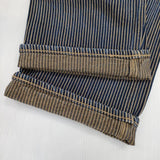 45R/45rpm モンブラウンヒッコリーの908山ペインターパンツ（濃）定価31900円 28 デニムパンツ ネイビー ブラウン レディース フォーティーファイブアールピーエム【中古】5-1124G∞