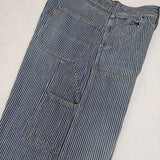 45R/45rpm 小麦ヒッコリーの908ペインター（加工）定価40700円 サイズ30 デニムパンツ ブルー ホワイト レディース フォーティーファイブアールピーエム【中古】5-1201G∞