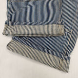 45R/45rpm 小麦ヒッコリーの908ペインター（加工）定価40700円 サイズ30 デニムパンツ ブルー ホワイト レディース フォーティーファイブアールピーエム【中古】5-1201G∞