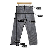 45R/45rpm 小麦ヒッコリーの908ペインター（加工）定価40700円 サイズ30 デニムパンツ ブルー ホワイト レディース フォーティーファイブアールピーエム【中古】5-1201G∞