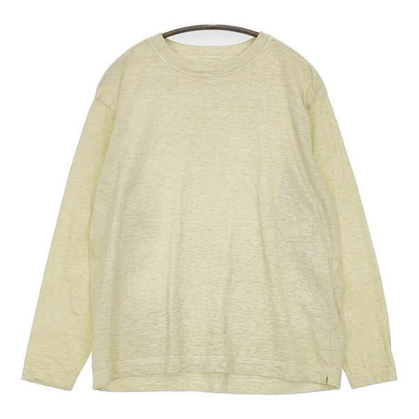45R/45rpm 天竺の908オーシャンTシャツ（45草染）定価20900円 25SS イエロー レディース フォーティーファイブアールピーエム【中古】5-0614M♪