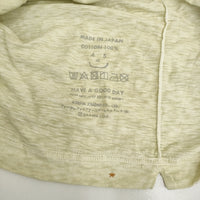 45R/45rpm 天竺の908オーシャンTシャツ（45草染）定価20900円 25SS イエロー レディース フォーティーファイブアールピーエム【中古】5-0614M♪