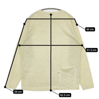 45R/45rpm 天竺の908オーシャンTシャツ（45草染）定価20900円 25SS イエロー レディース フォーティーファイブアールピーエム【中古】5-0614M♪