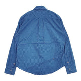 45R/45rpm アーミッシュドットプリントのプティローファーシャツ 定価42900円 長袖シャツ ブルー レディース フォーティーファイブアールピーエム【中古】5-1022M∞