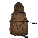 45R/45rpm UMiiタリーボアの908フーディ 定価68200円 ジャケット ブルゾン ブラウン レディース フォーティーファイブアールピーエム【中古】5-1113T∞