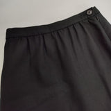 nooy ウール タック スカート ブラック レディース ヌーイ【中古】5-1023T∞