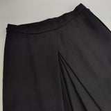 nooy ウール タック スカート ブラック レディース ヌーイ【中古】5-1023T∞