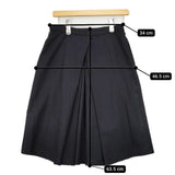 nooy ウール タック スカート ブラック レディース ヌーイ【中古】5-1023T∞