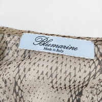 Blumarine シルク パイソン柄 チュニック ワンピース ベージュ レディース ブルマリン【中古】5-0811M◎