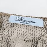 Blumarine シルク パイソン柄 チュニック ワンピース ベージュ レディース ブルマリン【中古】5-0811M◎