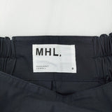 MHL. COTTON CUPRA PLAINWEAVE 定価28930円 595-5132500 サイズ2 ロングスカート 25SS ネイビー レディース エムエイチエル【中古】5-0614M♪