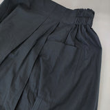 MHL. COTTON CUPRA PLAINWEAVE 定価28930円 595-5132500 サイズ2 ロングスカート 25SS ネイビー レディース エムエイチエル【中古】5-0614M♪