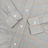 COMOLI M01-02002 バンドカラー コットン ストライプ サイズ0 長袖シャツ ピンクベージュ レディース コモリ【中古】5-1201M∞