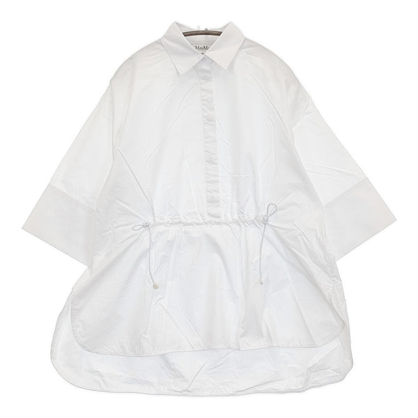 MAX MARA プルオーバー サイズ38 ブラウス シャツ ホワイト レディース マックスマーラ【中古】5-0725S♪