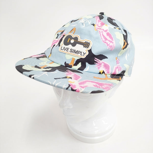 patagonia ファンフェアラーキャップ netplus LIVE SIMPLY キャップ ミズイロ レディース パタゴニア【中古】5-0913G◎