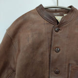 45R/45rpm ホースレザーの908マーサージャケット 定価30.8万円 馬革 ブルゾン ジャケット ブラウン レディース フォーティーファイブアールピーエム【中古】5-0818T∞