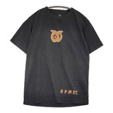 45R/45rpm フクロウ サイズ2 半袖Ｔシャツ カットソー チャコールグレー レディース フォーティーファイブアールピーエム【中古】5-0708S♪