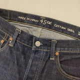 45R/45rpm 再び6.5空比古比女 定価27500円 ジーンズ サイズ30 デニムパンツ ネイビー レディース フォーティーファイブアールピーエム【中古】5-1022G∞
