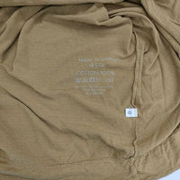 45R/45rpm でこぼこ天竺のグラフィックビッグTシャツ 長袖Ｔシャツ カットソー ロンＴ ブラウン レディース フォーティーファイブアールピーエム【中古】5-0816M∞