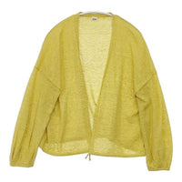 45R/45rpm ギマKNIT BOLERO 定価27500円 ボレロ カーディガン イエロー レディース フォーティーファイブアールピーエム【中古】5-0824M∞