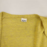 45R/45rpm ギマKNIT BOLERO 定価27500円 ボレロ カーディガン イエロー レディース フォーティーファイブアールピーエム【中古】5-0824M∞