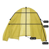 45R/45rpm ギマKNIT BOLERO 定価27500円 ボレロ カーディガン イエロー レディース フォーティーファイブアールピーエム【中古】5-0824M∞