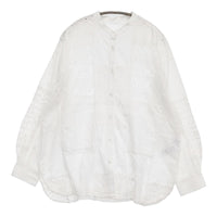 JOURNAL STANDARD relume パッチワークレースシャツ 定価13200円 25SS ホワイト レディース ジャーナルスタンダードレリューム【中古】5-0614M♪