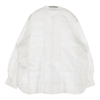 JOURNAL STANDARD relume パッチワークレースシャツ 定価13200円 25SS ホワイト レディース ジャーナルスタンダードレリューム【中古】5-0614M♪