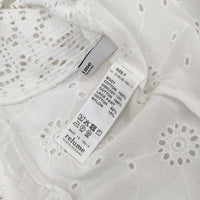 JOURNAL STANDARD relume パッチワークレースシャツ 定価13200円 25SS ホワイト レディース ジャーナルスタンダードレリューム【中古】5-0614M♪