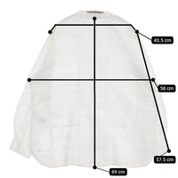 JOURNAL STANDARD relume パッチワークレースシャツ 定価13200円 25SS ホワイト レディース ジャーナルスタンダードレリューム【中古】5-0614M♪