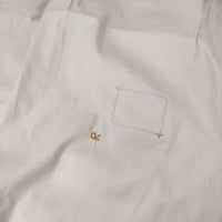 45R/45rpm 未使用 薄バックサテンの908ニームシャツ 定価45100円 25SS ベージュ レディース フォーティーファイブアールピーエム【中古】5-0614M♪