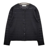 DoCLASSE クルーネック カーディガン ブラック レディース ドゥクラッセ【中古】5-1022M∞