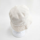 BuLuKa ブルカ コーデュロイ バケットハット 帽子 ハット アイボリー レディース【中古】5-1117T◎